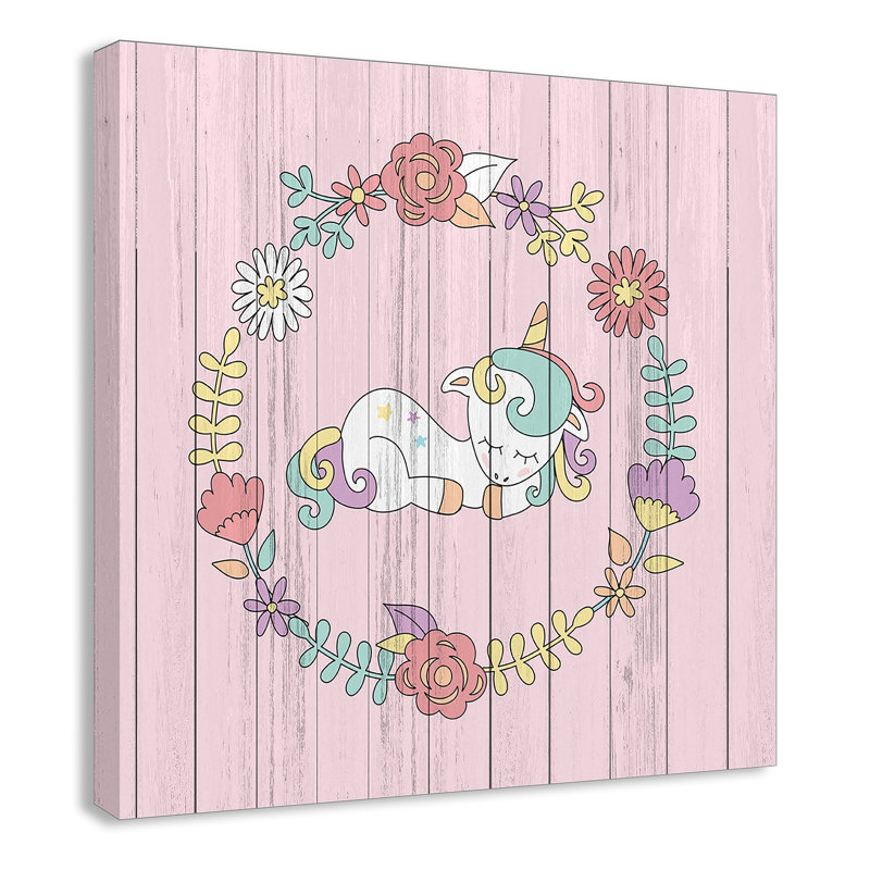 Décoration murale pour enfants, H 16 po x l 16 po x P 1,5 po, Toile