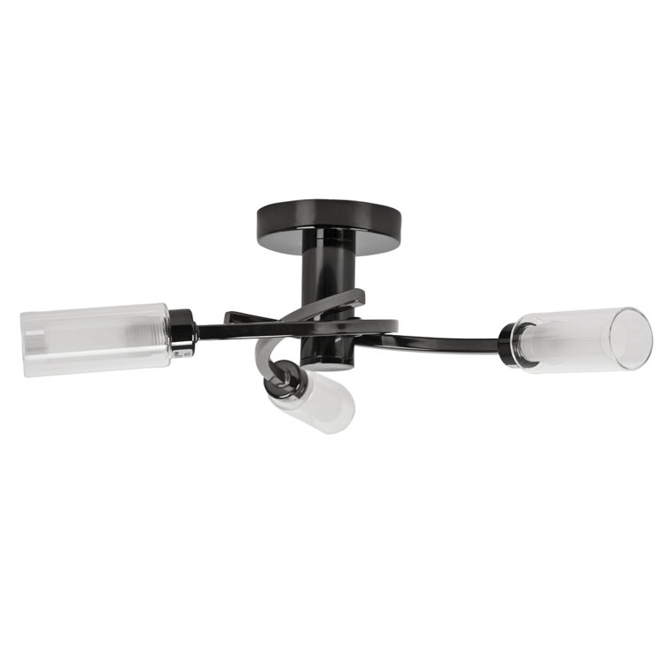 Geneva Glass Semi Flush Mount