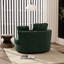 Fauteuil d'appoint en tonneau pivotant surdimensionné rembourré-894917049