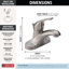 Robinet de salle de bain central avec ensemble de bonde Foundations-5822700