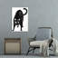 Art mural contemporain chat étonné-129149656