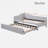 Upholstered L-shaped Upholstered Daybed With Pop Up Trundle-381346046