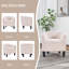 Fauteuil d'appoint classique en tonneau l 25,2 po avec revêtement en peluche Roldao-124928593