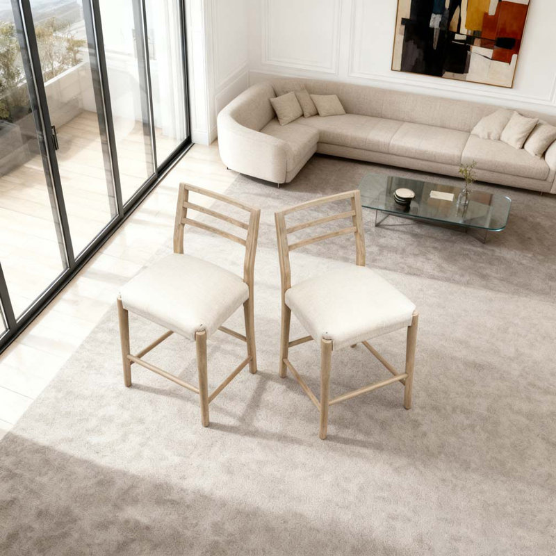 BAR STOOL WITH LADDER BACK