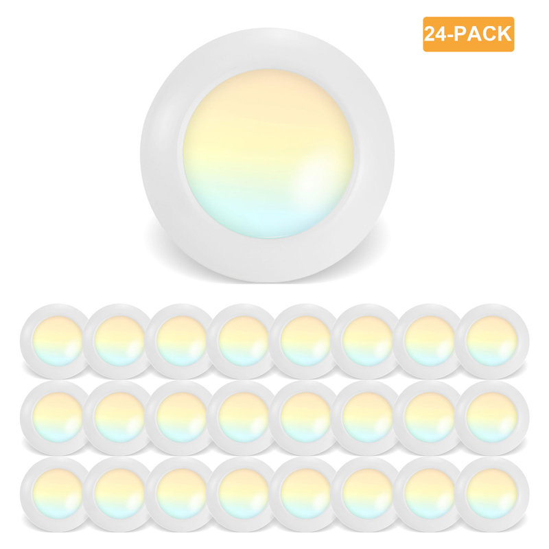 7.48" Selectable CCT New Construction IC LED Recessed Lighting Kit