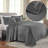 Superior Solitaire Waffled Matelassé Bedspread Set with Shams-2045350957-2045351126