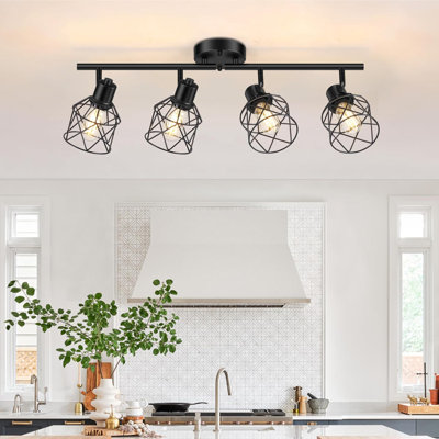 Half Flat Ceiling Light