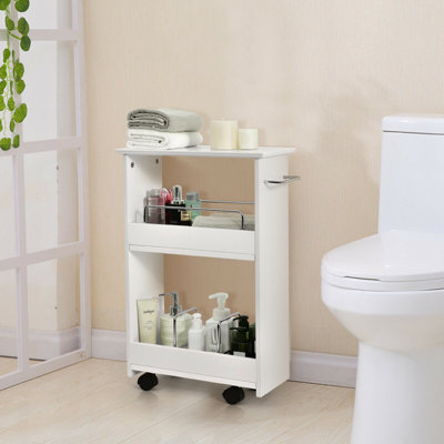 Chariot utilitaire mobile à roulettes Slim