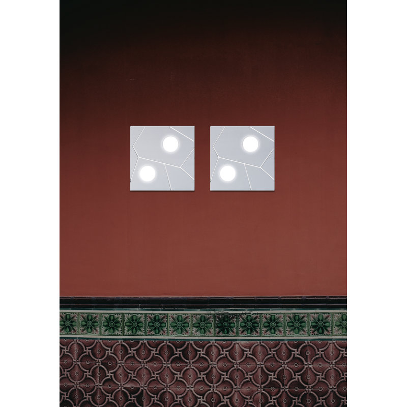 Street System Flush Mounted Sconce, Grey
