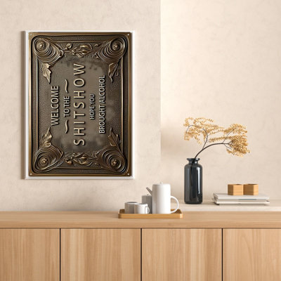 Thanksgiving Metal Sheet Art Waterproof And Sunburn Protection Wrought Iron Wall Hanging Decor