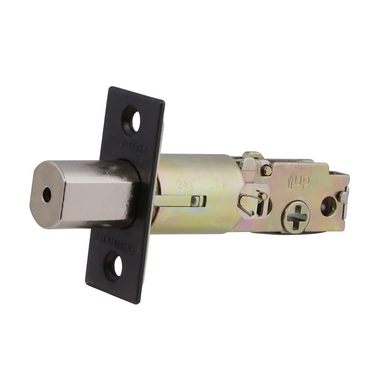 Pro Square Replacement Single/Double Deadbolt Compatible Latch in Oil Rubbed Bronze