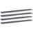 vidaXL Shelf Set of 4 High gloss grey Engineered wood-96248159-96248158