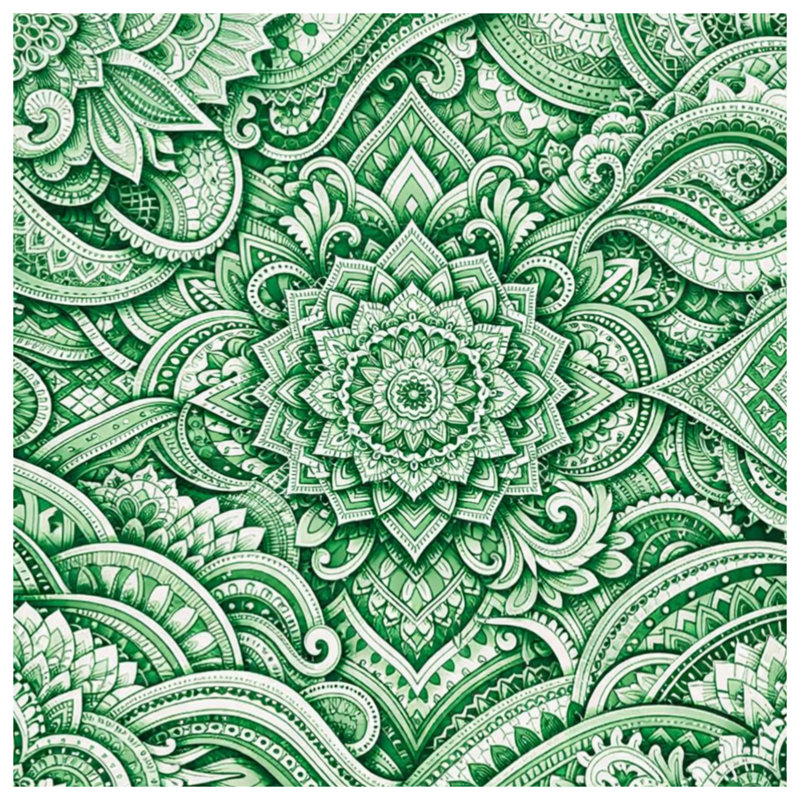 Tapis de bain vert, L 34 po x L 21 po