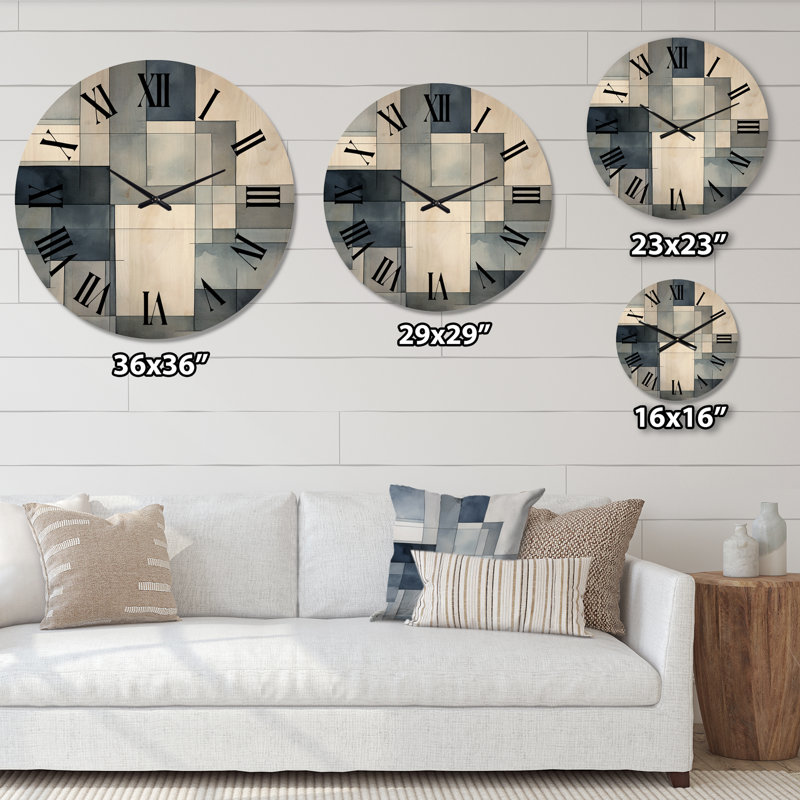 Horloge murale Cubist Dreams, Moyenne