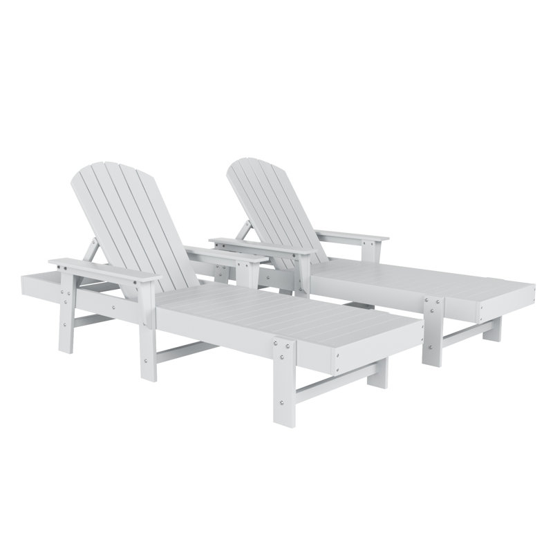 Altura Outdoor Chaise Lounge, White