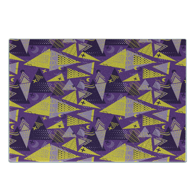 Planche à découper géométrique east urban home, 11,5 po x 8 po