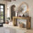 63" Hollow Leg Console Table | Modern Entryway Sofa Table for Living Room, Hallway & Foyer-271093517