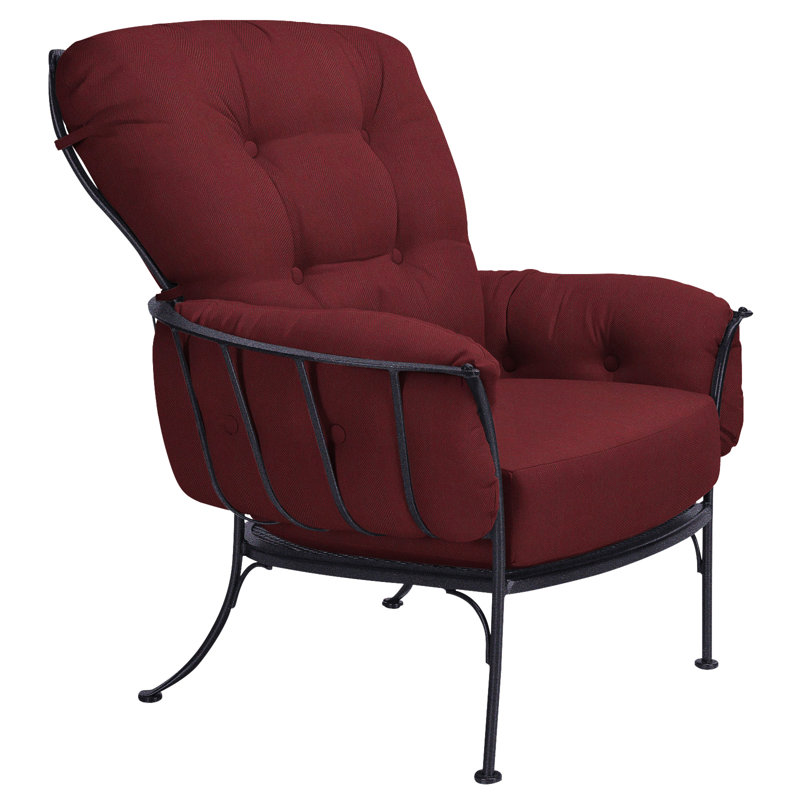 Monterra Outdoor Lounge Chair, Graphite, Adena Shale