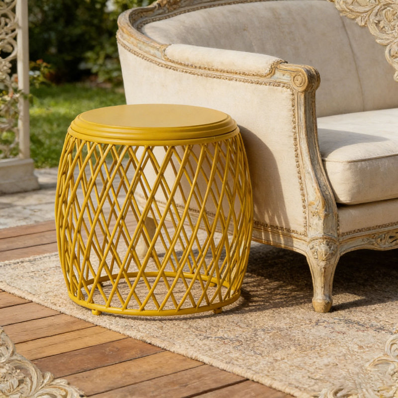 Table d'appoint 19,75, Jaune