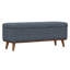 Banc de chambre capitonné 52,2 po Mannes