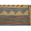 Tapis de couloir rayé en laine Kilim
