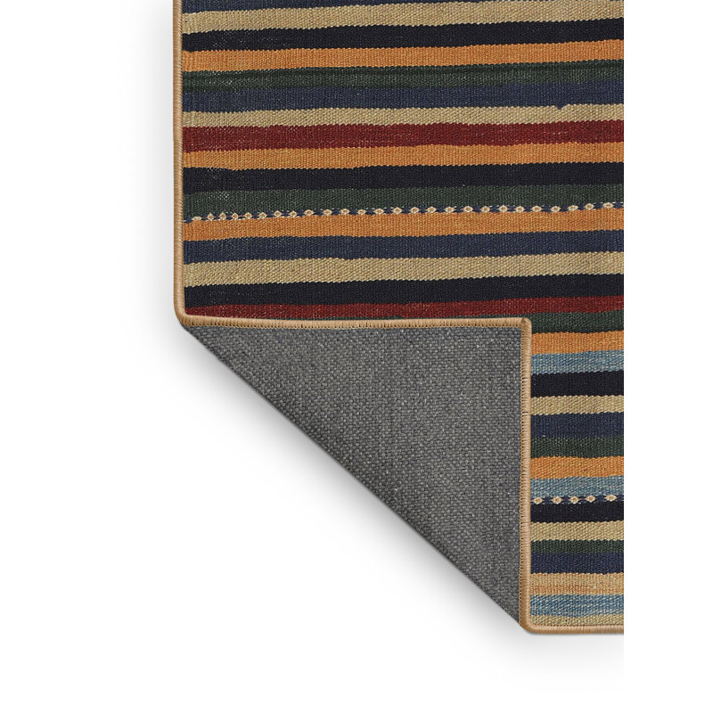 Tapis gris/brun/noir contemporain, Rectangle 5 pi x 7 pi