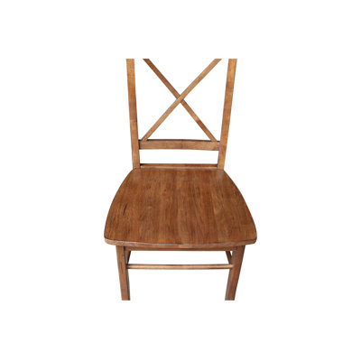 Bellmead Solid Wood Cross Back Side Chair