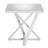 Ashaz Glass Top End Table