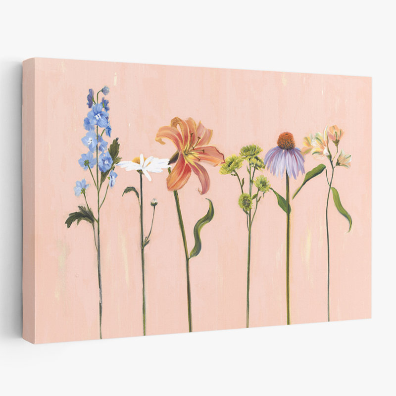 Plantes, fleurs, paysage, nature, rêves d'été, H 16 po x l 24 po