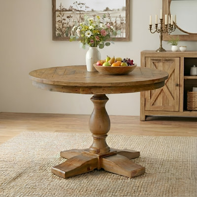 Solid Wood Round Dining Table