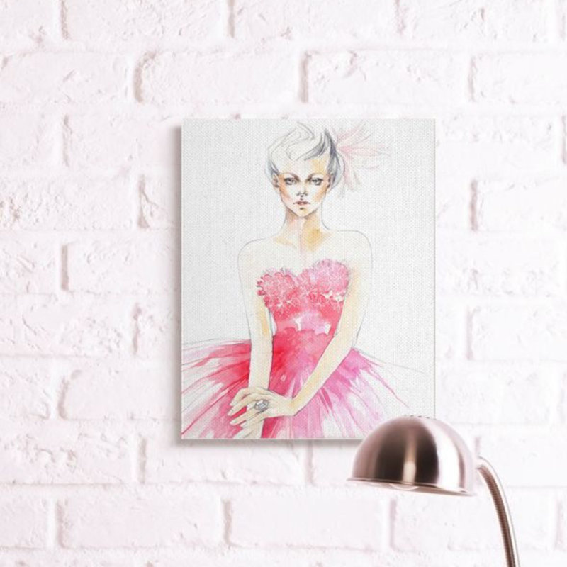 Reproduction d'art par Rose, Giclée encadrée noir minuit, H 30 po x l 24 po