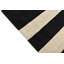 Tapis noir et blanc 8 x 10