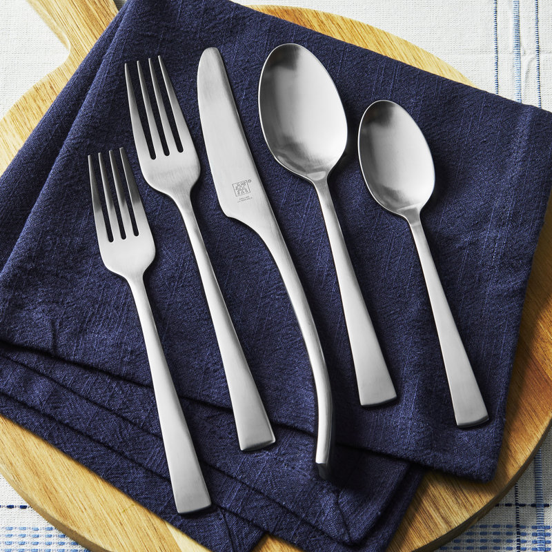 ZWILLING BELLASERA Satin 45-Pc 18/10 Stainless Steel Flatware Set