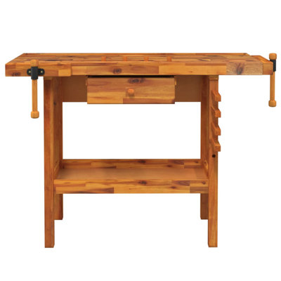 Établi avec plan de travail en bois 48,8 po