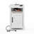 Furinno FARMHOUSE Nightstand with Charging Station, Bedside Table, Side Table, End Table with Door, USB Ports and Outlets, for Bedroom, Living Room, White-122107119