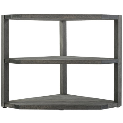 Solid + Manufactured Wood Cabinet Shelving Rack