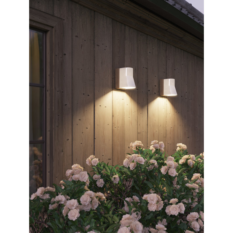 Beacon 1 - Light Outdoor Flush Mount, White