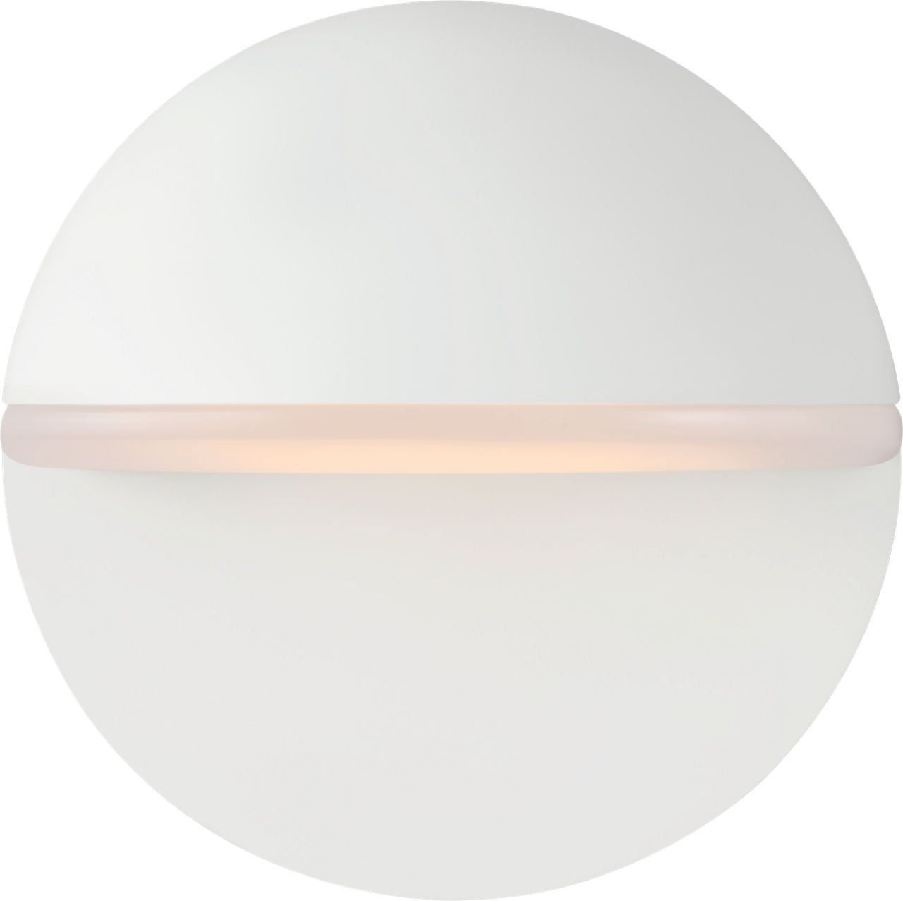 Rosalie Single Light Flush Mount Sconce, Matte White