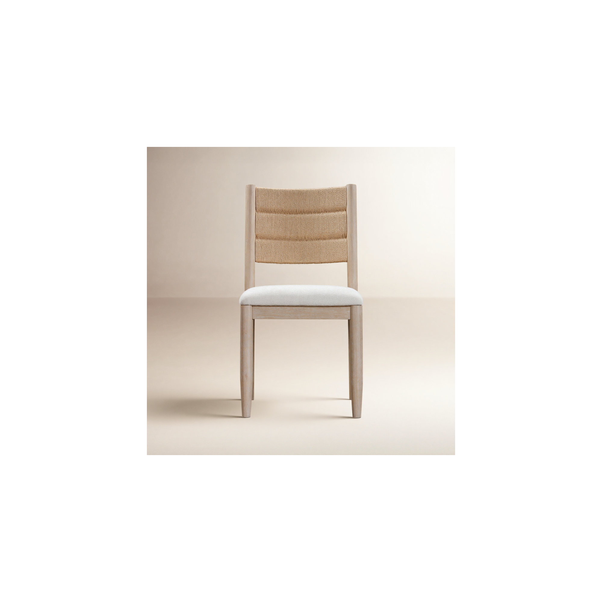 Shay Woven Side Chair, Natural