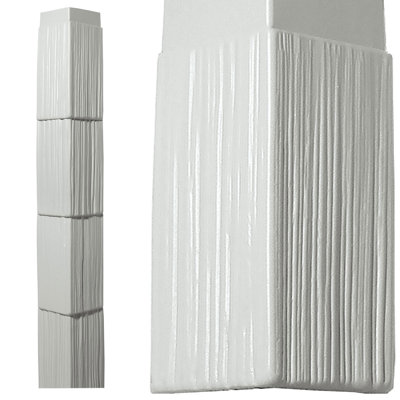 Ensemble de coin de l 10 po x H 60 po pour Shakes décalés de 10 po avec 4 coins et 8 canaux en J