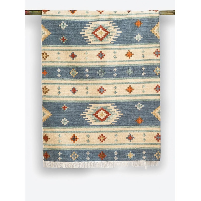 Peddie Geometric Hand Woven Area Rug, Rectangle 120 x 180cm