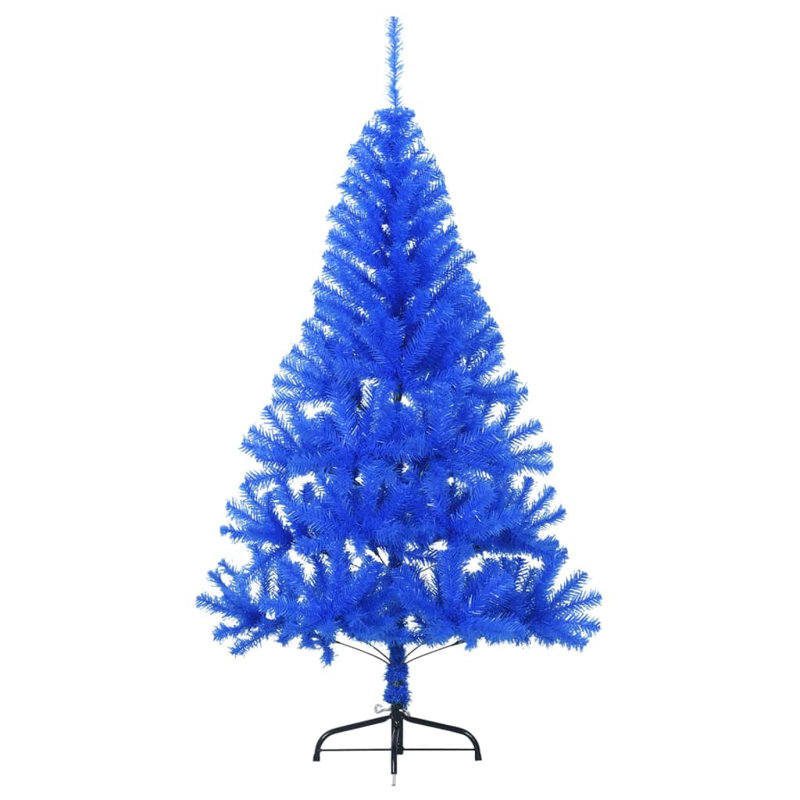 Arbre de Noël artificiel en forme de demi-cercle avec support PET, H 5 pi, Vert