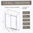 Durable Glass Shower Door With Stainless Steel Handle And Support Bar,Sliding Design For Walk-In Showers