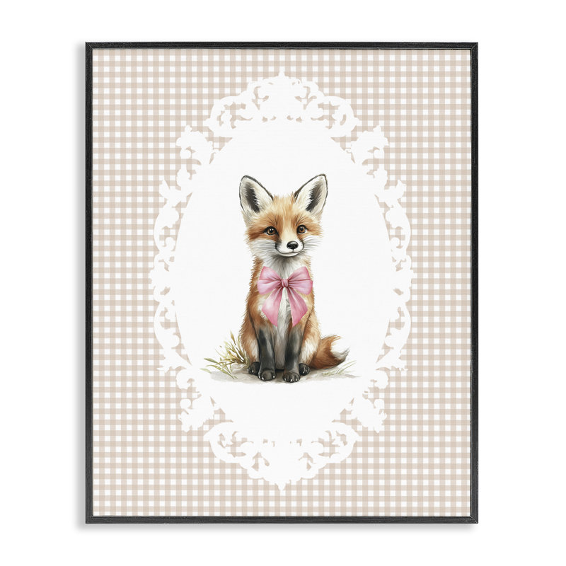 Giclée encadrée, par Fox, H 14 po x l 11 po, Giclée noire de minuit encadrée