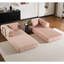 Canapé-lit convertible 4-en-1 convertible, canapé en velours côtelé pliable avec éponge à haute densité 33D, structure en métal renforcé sans canapé dans une boîte pour petit appartement-121416299-129588361