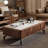 Black walnut rock table