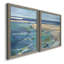 Breakwater - Ensemble de 2 reproductions d'art sur toile encadrées-851360828-851360802