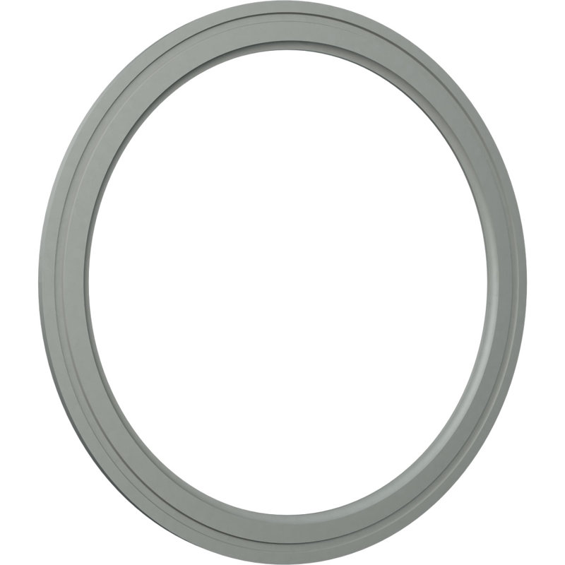 Ensemble d'anneaux de plafond Monique, H 47,5 po x l 47,5 po x P 1 po, Simple (1/4 d'un cercle complet)