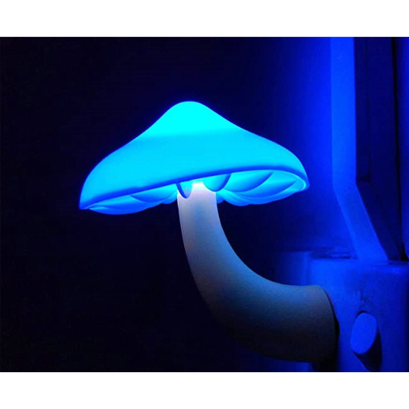 Plug-In LED Mushroom Night Light