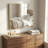 Aluminum Square Bathroom Mirror, 30" x 30" Wall Mirror with Metal Frame Gold-273641497-271973378